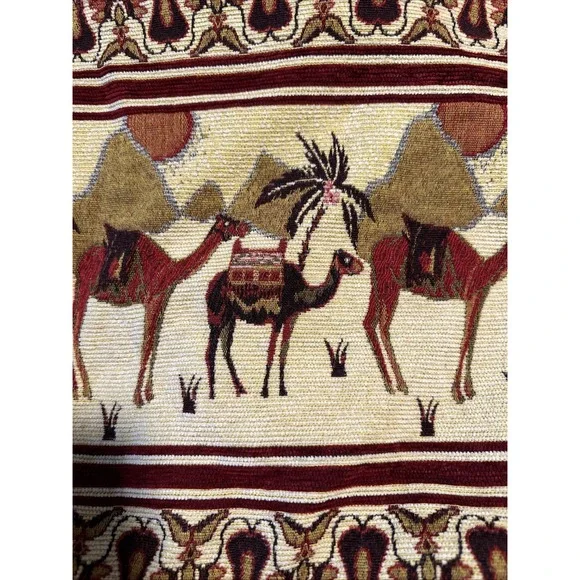 TET Turkish Tapestry‎ Shoulder Bag Purse Tote Camel Design Handles Boho Hippie - Picture 2 of 12